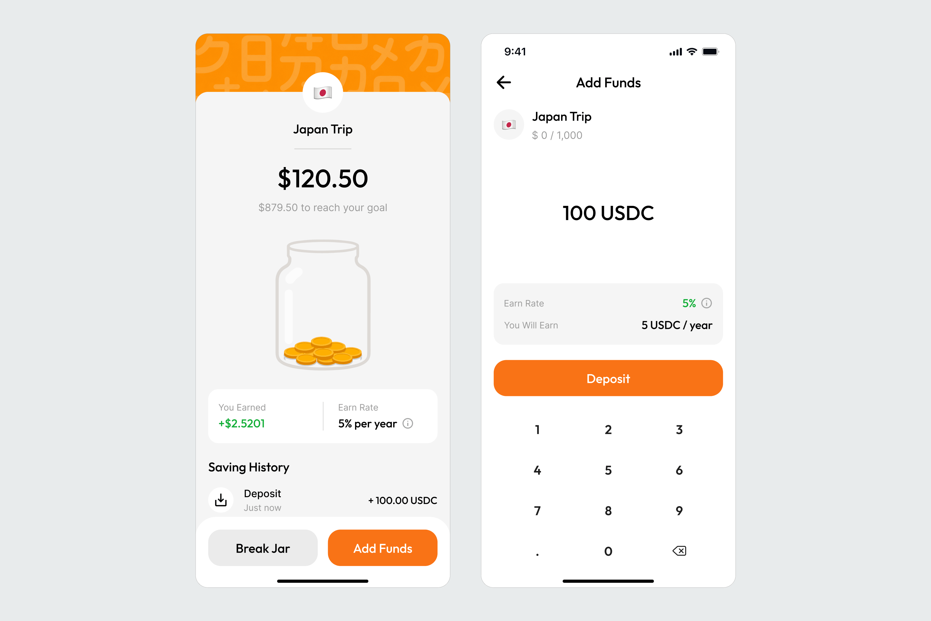 Designed and built an app that makes saving toward a goal more fun and rewarding